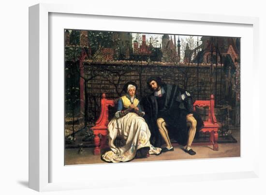 Faust and Marguerite In The Garden-James Tissot-Framed Premium Giclee Print