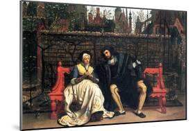 Faust and Marguerite In The Garden-James Tissot-Mounted Art Print