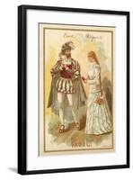 Faust and Margurite, from Charles Gounod's Opera Faust-null-Framed Giclee Print