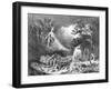 Faust and Mephistopheles at the Witches' Sabbath, from Goethe's Faust, 1828-Eugene Delacroix-Framed Giclee Print