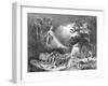 Faust and Mephistopheles at the Witches' Sabbath, from Goethe's Faust, 1828-Eugene Delacroix-Framed Giclee Print