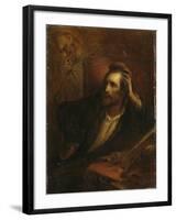 Faust dans son cabinet-Ary Scheffer-Framed Giclee Print