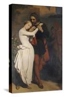 Faust et Marguerite au Jardin, 1846-Ary Scheffer-Stretched Canvas