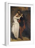 Faust et Marguerite au Jardin, 1846-Ary Scheffer-Framed Giclee Print