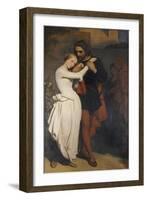 Faust et Marguerite au Jardin, 1846-Ary Scheffer-Framed Giclee Print