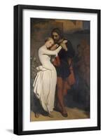 Faust et Marguerite au Jardin, 1846-Ary Scheffer-Framed Giclee Print