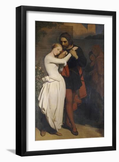 Faust et Marguerite au Jardin, 1846-Ary Scheffer-Framed Giclee Print