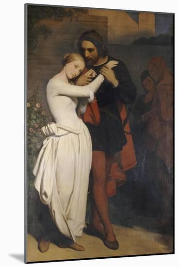 Faust et Marguerite au Jardin, 1846-Ary Scheffer-Mounted Giclee Print