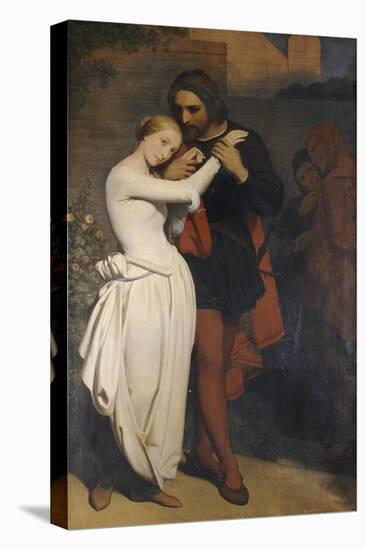 Faust et Marguerite au Jardin, 1846-Ary Scheffer-Stretched Canvas