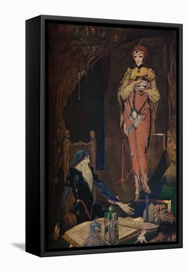 'Faust Illustration', 1925-Harry Clarke-Framed Stretched Canvas