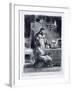 Faust in His Study, from Goethe's Faust, 1828-Eugene Delacroix-Framed Giclee Print