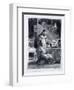 Faust in His Study, from Goethe's Faust, 1828-Eugene Delacroix-Framed Giclee Print