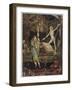 Faust in Witches Kitchen-null-Framed Art Print