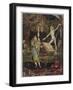 Faust in Witches Kitchen-null-Framed Art Print