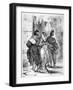 Faust Meeting Marguerite, from Goethe's Faust, after 1828-Eugene Delacroix-Framed Giclee Print