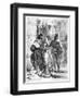 Faust Meeting Marguerite, from Goethe's Faust, after 1828-Eugene Delacroix-Framed Giclee Print