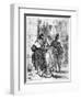 Faust Meeting Marguerite, from Goethe's Faust, after 1828-Eugene Delacroix-Framed Giclee Print