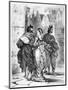 Faust Meeting Marguerite, from Goethe's Faust, after 1828-Eugene Delacroix-Mounted Giclee Print
