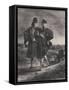 Faust, Méphistophélès et le barbet, 1827-Eugene Delacroix-Framed Stretched Canvas