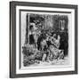 Faust Rescues Marguerite from Her Prison, from Goethe's Faust, 1828-Eugene Delacroix-Framed Giclee Print