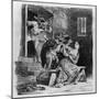 Faust Rescues Marguerite from Her Prison, from Goethe's Faust, 1828-Eugene Delacroix-Mounted Giclee Print