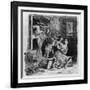 Faust Rescues Marguerite from Her Prison, from Goethe's Faust, 1828-Eugene Delacroix-Framed Giclee Print