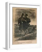 'Faust, Wagner and Barbet', 1828 (1947)-Eugene Delacroix-Framed Giclee Print