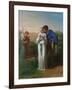 Faust with Gretchen-Gustav Heinrich Naeke-Framed Giclee Print