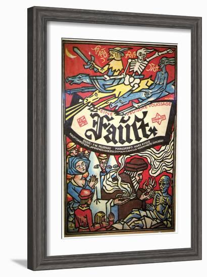 Faust-null-Framed Art Print