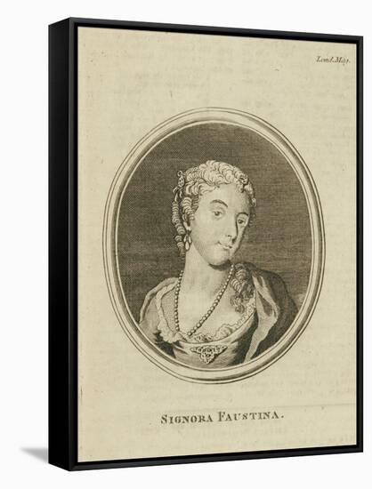 Faustina Hasse, born Bordoni (1697-1781), 1777-null-Framed Stretched Canvas