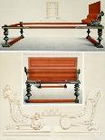 Reproduction of a Wooden Bed with Silver-Plated Bronze Decorations-Fausto and Felice Niccolini-Giclee Print