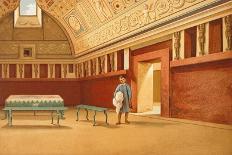 Reproduction of the Interior of a Home, the Houses and Monuments of Pompeii-Fausto and Felice Niccolini-Giclee Print