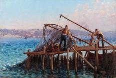 Amusement on the Caique-Fausto Zonaro-Stretched Canvas