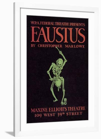 Faustus Presented by the WPA Federal Theater Division-null-Framed Art Print