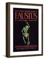 Faustus Presented by the WPA Federal Theater Division-null-Framed Art Print