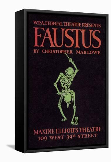 Faustus Presented by the WPA Federal Theater Division-null-Framed Stretched Canvas