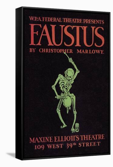 Faustus Presented by the WPA Federal Theater Division-null-Framed Stretched Canvas