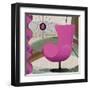 Fauteuil Violet-Bruno Pozzo-Framed Art Print