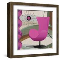 Fauteuil Violet-Bruno Pozzo-Framed Art Print