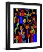 Fauve Figures-Diana Ong-Framed Giclee Print