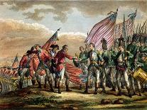 The Surrender of General John Burgoyne at the Battle of Saratoga, 7th October 1777-Fauvel-Framed Stretched Canvas