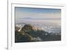 Favela on Hillside, Cosme Velho, Rio De Janeiro, Brazil, South America-Ian Trower-Framed Photographic Print