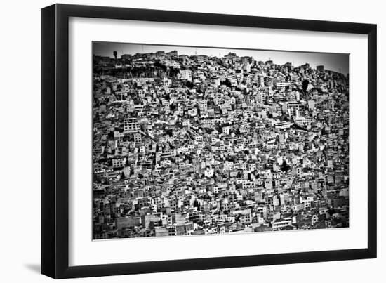 Favela Village In El Alto, La Paz, Bolivia-Joel Alvarez-Framed Giclee Print