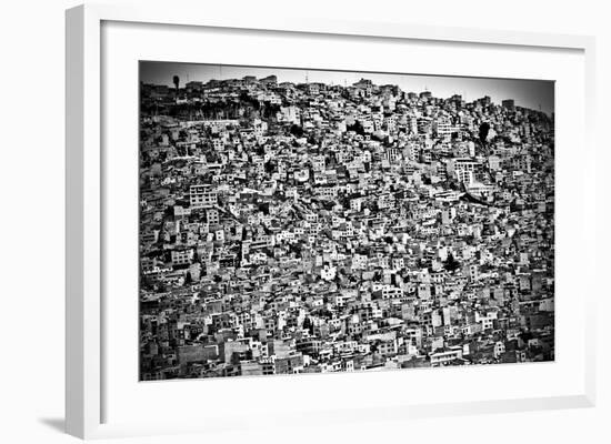 Favela Village In El Alto, La Paz, Bolivia-Joel Alvarez-Framed Giclee Print