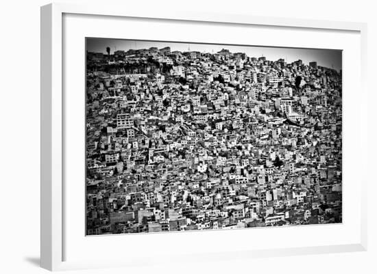 Favela Village in El Alto, La Paz, Bolivia-Joel Alvarez-Framed Photographic Print