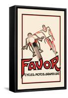 Favor Cycles and Motos de Grand Luxe-null-Framed Stretched Canvas