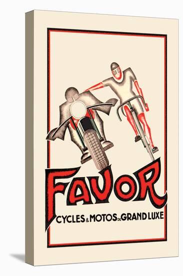 Favor Cycles and Motos de Grand Luxe-null-Stretched Canvas