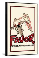 Favor Cycles and Motos de Grand Luxe-null-Framed Stretched Canvas