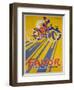 Favor Cycles and Motos French Advertising Poster-null-Framed Giclee Print