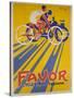 Favor Cycles and Motos French Advertising Poster-null-Stretched Canvas